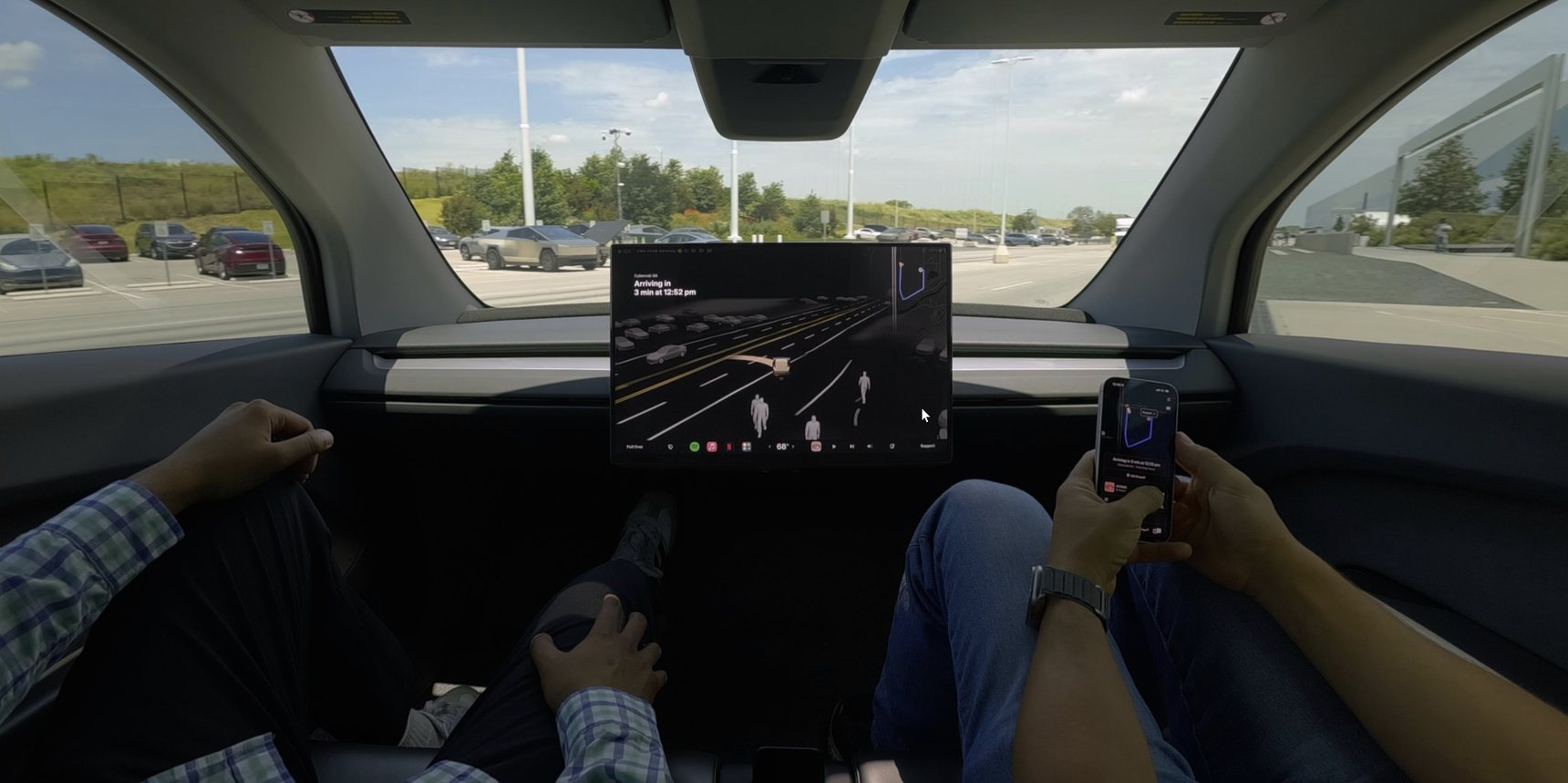Cybercab interior